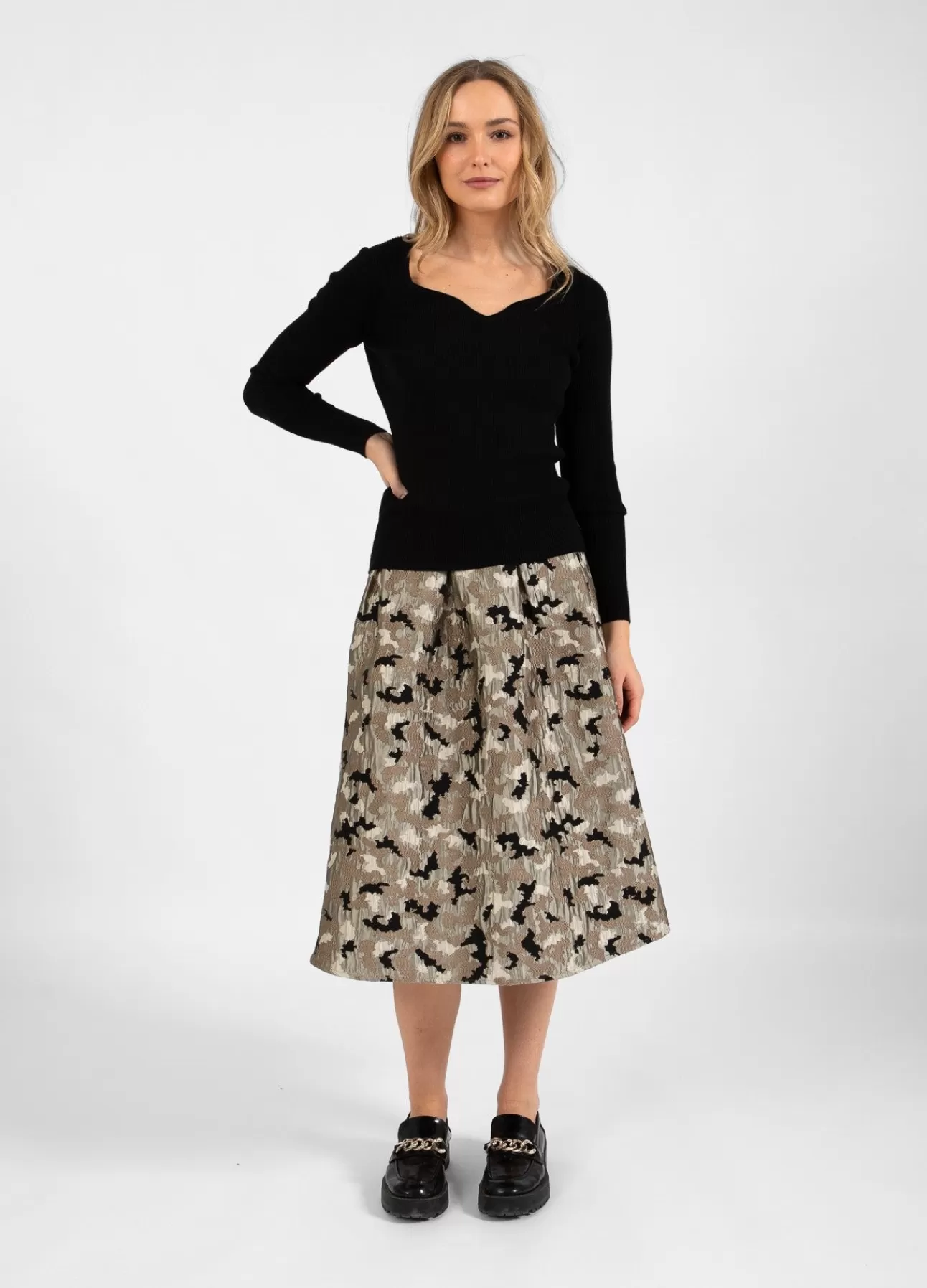 Dame Coster Copenhagen JACQUARD NEDERDEL