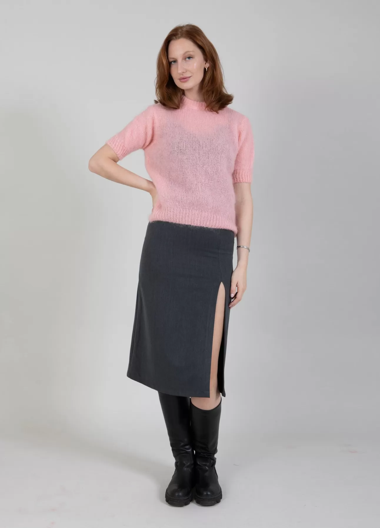 Dame Coster Copenhagen MOHAIR MED KORTE ÆRMER