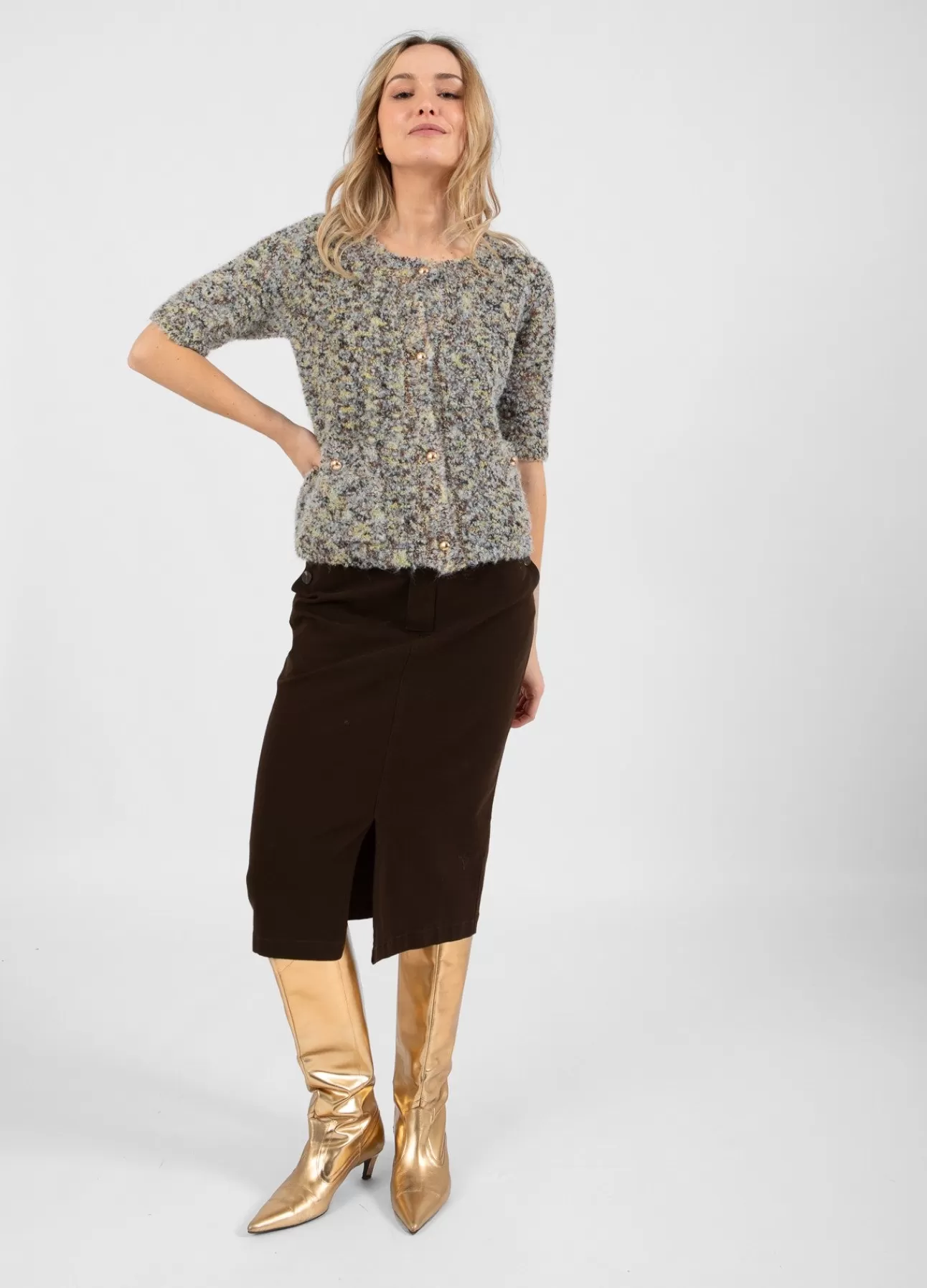 Dame Coster Copenhagen MULTIFARVET BOUCLÉ