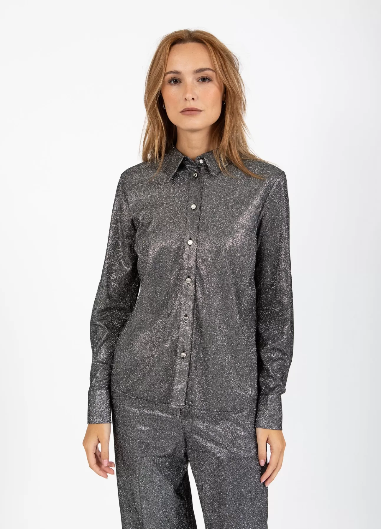 Dame Coster Copenhagen SHIMMER LUREX SKJORTE
